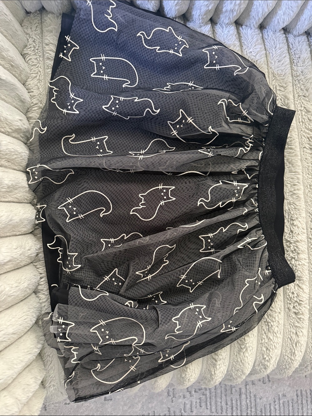 Cat & Jack Black Elastic-Waist Skirt